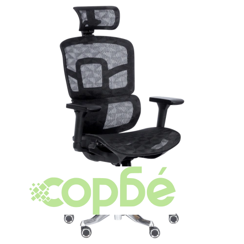 Черен ергономичен стол Comfortino 7583 ➤ топ цена ➤ sorbe.bg