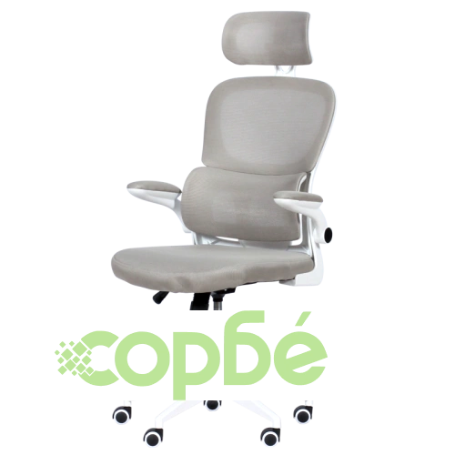 Комфортен офис стол Comfortino 7585 в светлосиво ➤ топ цена ➤ sorbe.bg