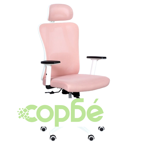 Ергономичен офис стол Comfortino 7588 в розов цвят ➤ топ цена ➤ sorbe.bg