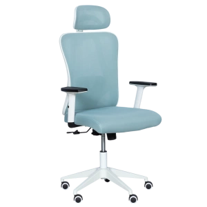 Комфортен офис стол Comfortino 7588 - светлосин