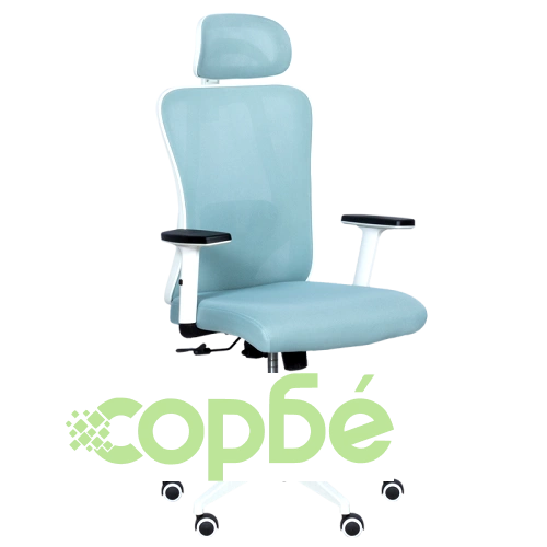 Комфортен офис стол Comfortino 7588 - светлосин ➤ топ цена ➤ sorbe.bg