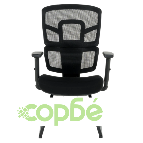 Ергономичен Посетителски Стол Comfortino 7682 - Черен ➤ топ цена ➤ sorbe.bg