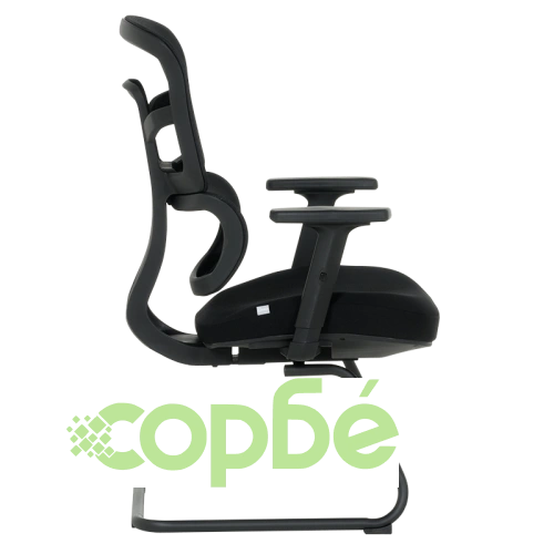 Ергономичен Посетителски Стол Comfortino 7682 - Черен ➤ топ цена ➤ sorbe.bg