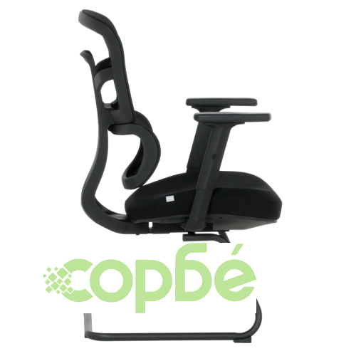 Ергономичен Посетителски Стол Comfortino 7682 - Черен ➤ топ цена ➤ sorbe.bg