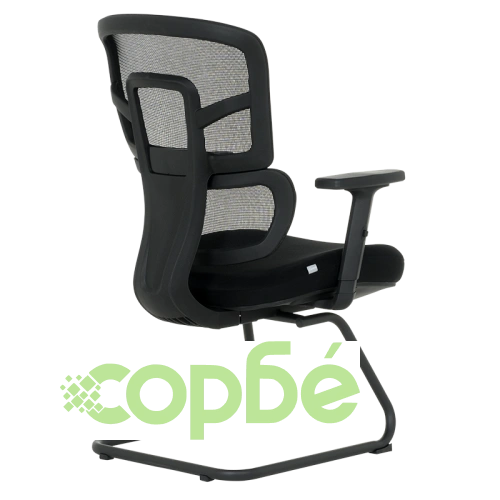 Ергономичен Посетителски Стол Comfortino 7682 - Черен ➤ топ цена ➤ sorbe.bg