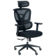 Черен ергономичен стол Comfortino 7591