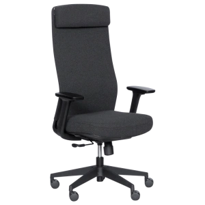 Ергономичен офис стол SLIGO в черно