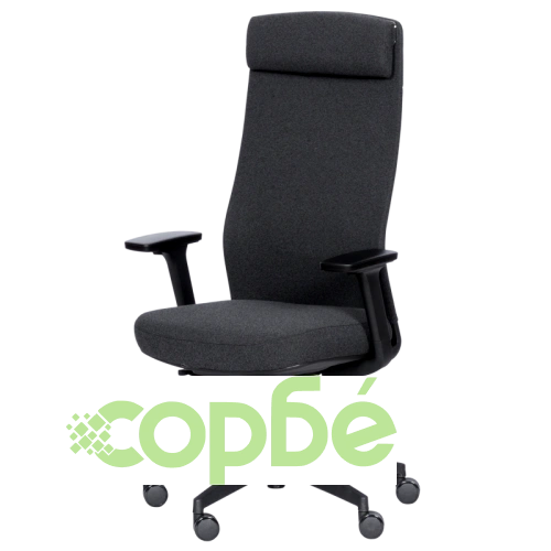 Ергономичен офис стол SLIGO в черно ➤ топ цена ➤ sorbe.bg