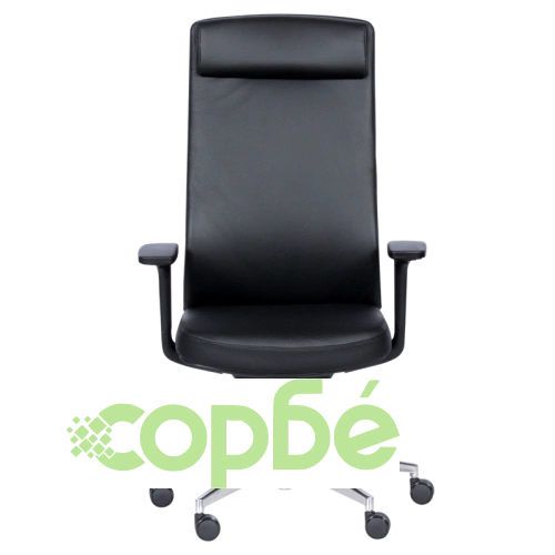 Черен ергономичен офис стол SLIGO LUX ➤ топ цена ➤ sorbe.bg