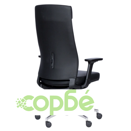 Черен ергономичен офис стол SLIGO LUX ➤ топ цена ➤ sorbe.bg