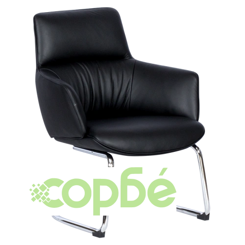 Посетителски стол KELLS в черно ➤ топ цена ➤ sorbe.bg