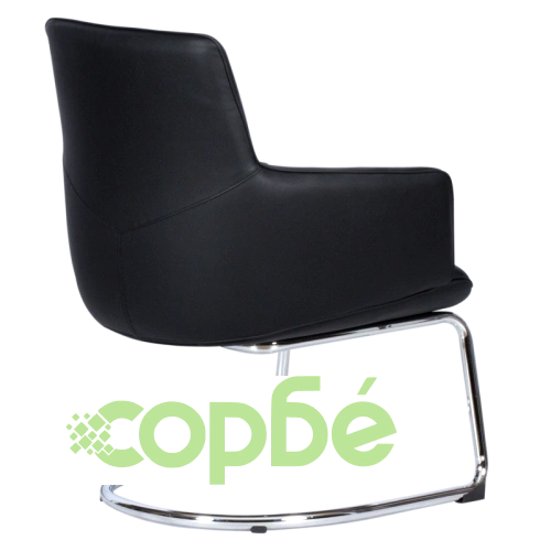 Посетителски стол KELLS в черно ➤ топ цена ➤ sorbe.bg