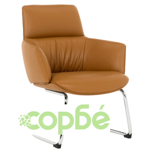 KELLS Посетителски Стол в Кафяво ➤ топ цена ➤ sorbe.bg