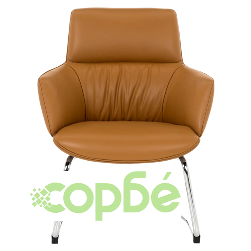 KELLS Посетителски Стол в Кафяво ➤ топ цена ➤ sorbe.bg