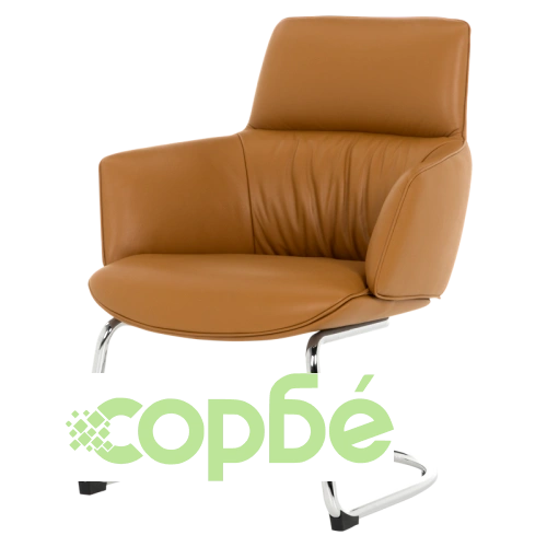 KELLS Посетителски Стол в Кафяво ➤ топ цена ➤ sorbe.bg