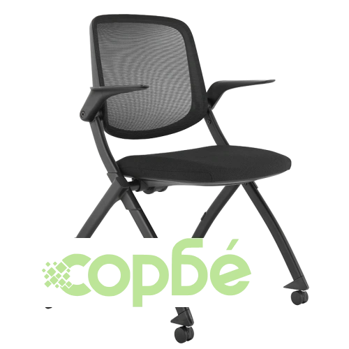 Стол за посетители AGNO в черно ➤ топ цена ➤ sorbe.bg