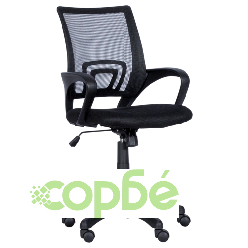 Ергономичен офис стол Comfortino 7050-1 в черно ➤ топ цена ➤ sorbe.bg