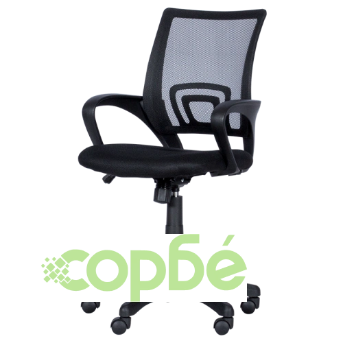 Ергономичен офис стол Comfortino 7050-1 в черно ➤ топ цена ➤ sorbe.bg