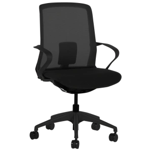 Офис стол Comfortino 7061 - Практичност и комфорт в черно