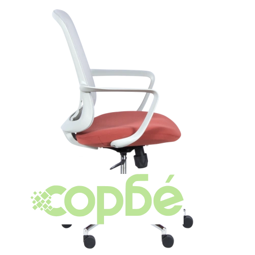 Офис стол Comfortino 7063 в сиво и червено ➤ топ цена ➤ sorbe.bg