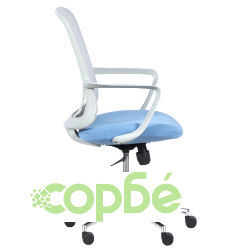 Офис стол Comfortino 7063 в сиво и синьо ➤ топ цена ➤ sorbe.bg