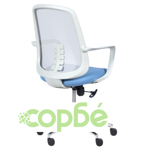 Офис стол Comfortino 7063 в сиво и синьо ➤ топ цена ➤ sorbe.bg