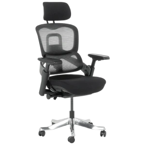 Ергономичен офис стол METZ в черно