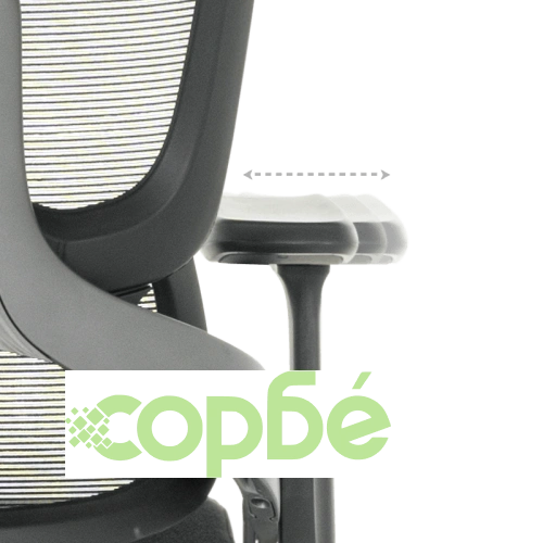 Ергономичен офис стол METZ в черно ➤ топ цена ➤ sorbe.bg