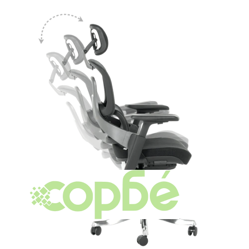 Ергономичен офис стол METZ в черно ➤ топ цена ➤ sorbe.bg