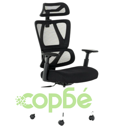 Ергономичен Офис Стол GAP в Черно ➤ топ цена ➤ sorbe.bg