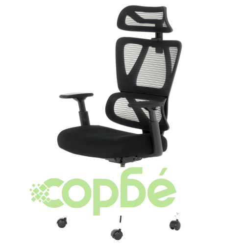 Ергономичен Офис Стол GAP в Черно ➤ топ цена ➤ sorbe.bg