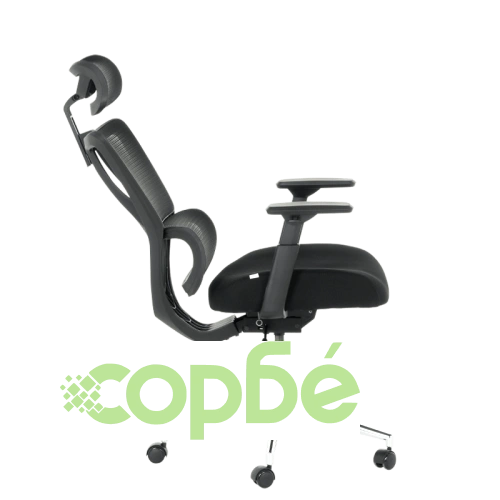 Ергономичен Офис Стол GAP в Черно ➤ топ цена ➤ sorbe.bg