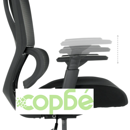 Ергономичен Офис Стол GAP в Черно ➤ топ цена ➤ sorbe.bg