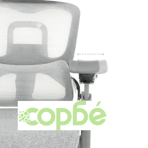 Ергономичен офис стол DOLE W в сиво ➤ топ цена ➤ sorbe.bg