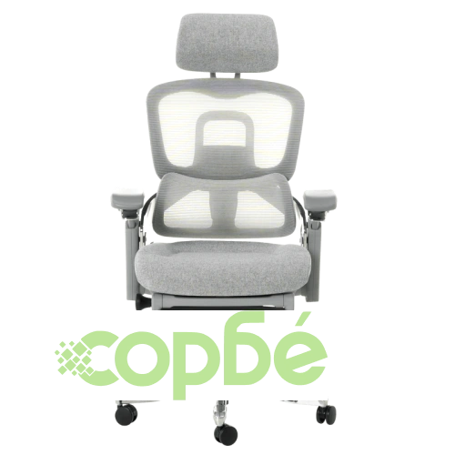 Ергономичен офис стол DOLE W в сиво ➤ топ цена ➤ sorbe.bg