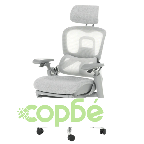 Ергономичен офис стол DOLE W в сиво ➤ топ цена ➤ sorbe.bg