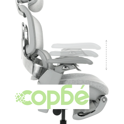 Ергономичен офис стол DOLE W в сиво ➤ топ цена ➤ sorbe.bg