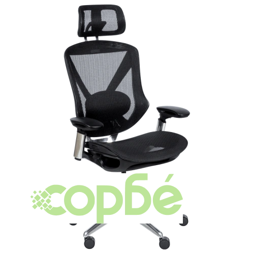 Ергономичен офис стол MANA в черно ➤ топ цена ➤ sorbe.bg