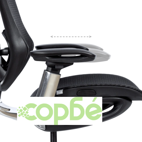 Ергономичен офис стол MANA в черно ➤ топ цена ➤ sorbe.bg