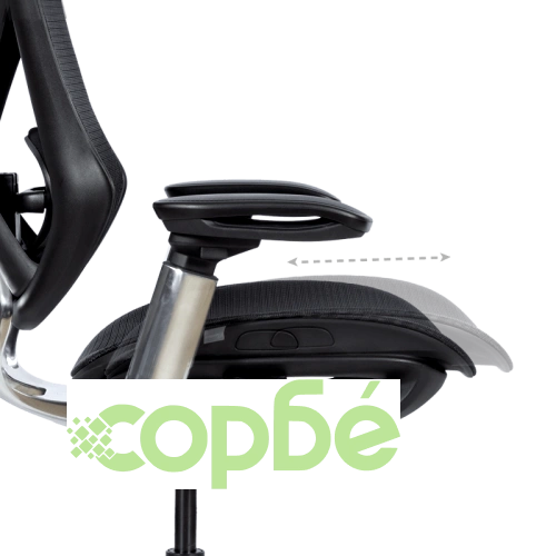 Ергономичен офис стол MANA в черно ➤ топ цена ➤ sorbe.bg