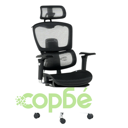 Ергономичен работен стол HAM в черно ➤ топ цена ➤ sorbe.bg