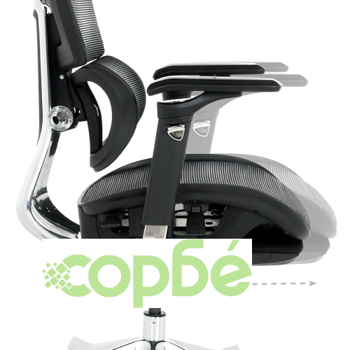 Ергономичен работен стол HAM в черно ➤ топ цена ➤ sorbe.bg