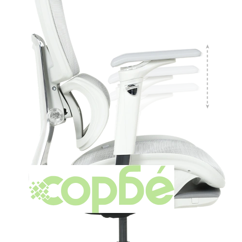 Ергономичен офис стол HAM W в сив цвят ➤ топ цена ➤ sorbe.bg