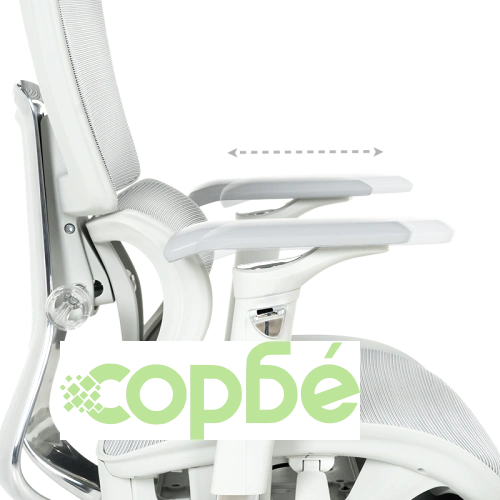 Ергономичен офис стол HAM W в сив цвят ➤ топ цена ➤ sorbe.bg