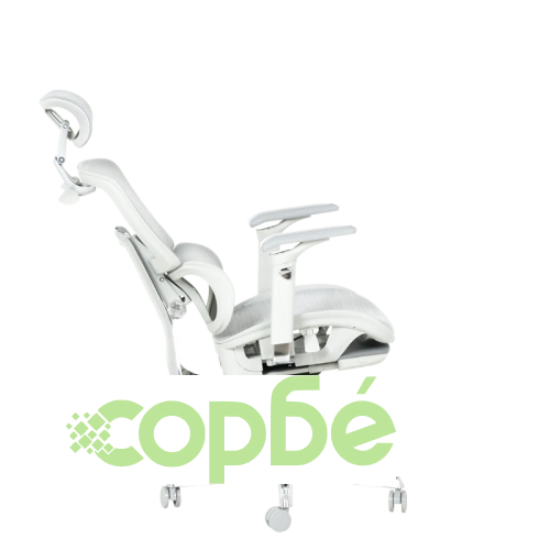 Ергономичен офис стол HAM W в сив цвят ➤ топ цена ➤ sorbe.bg