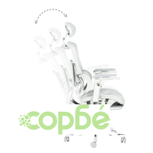 Ергономичен офис стол HAM W в сив цвят ➤ топ цена ➤ sorbe.bg