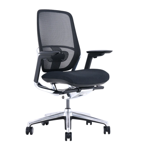 Ергономичен офис стол KLOTEN, черен цвят ➤ топ цена ➤ sorbe.bg