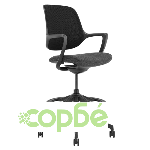 Ергономичен офис стол DAVOS - черен ➤ топ цена ➤ sorbe.bg