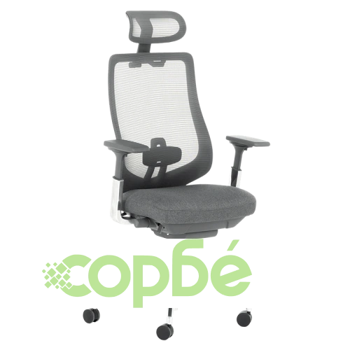 Ергономичен офис стол BADEN в сиво ➤ топ цена ➤ sorbe.bg