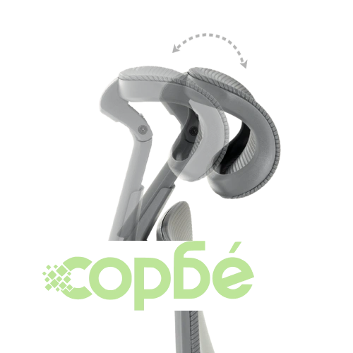 Ергономичен офис стол BADEN в сиво ➤ топ цена ➤ sorbe.bg